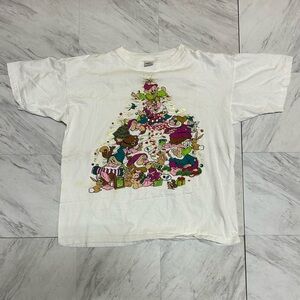 Vintage 90s Snow White Seven Dwarfs Disney Christmas T-Shirt